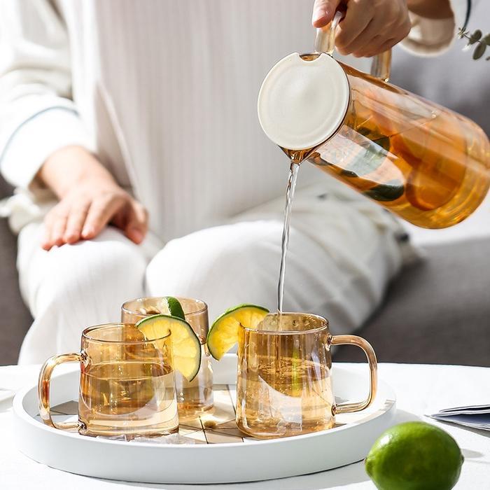 TEAS - Teko Kaca/ Water Jug/ Pitcher/Teko Air - Gelas Grey