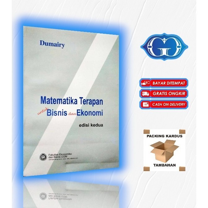 TERLARIS Buku Matematika Terapan Bisnis Ekonomi Dumairy