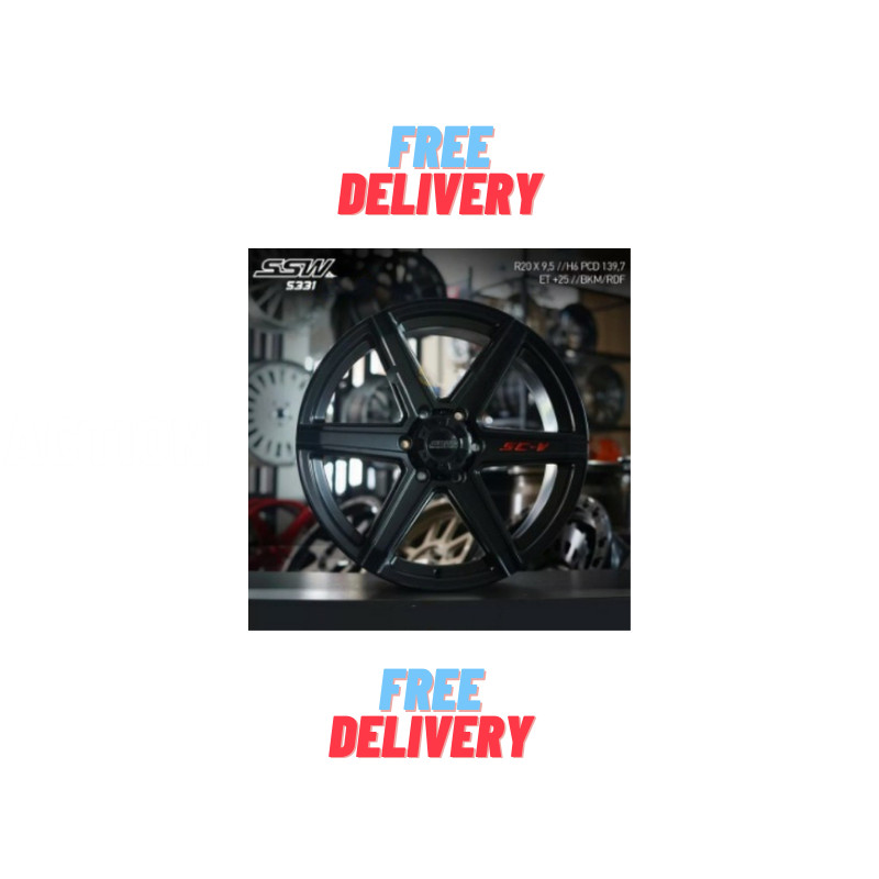 VELG MOBIL SSW S331 RING 20 BKM / RDF KHUSUS SULSEL