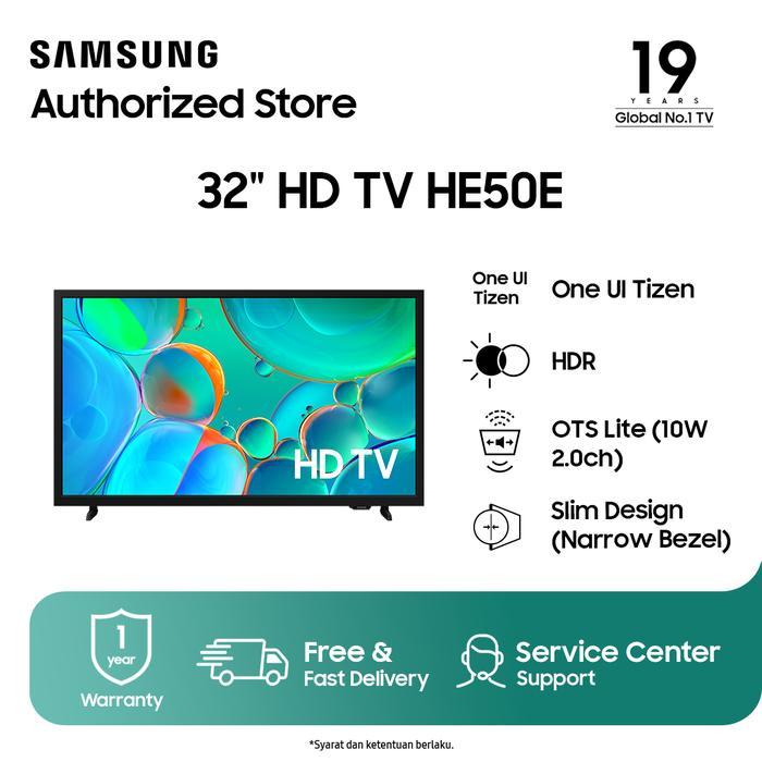 NEW Samsung TV 32 Inch HD -UA32HE50EFK dengan Layar Curvature Curve 32HE50 32HE 32HE50E