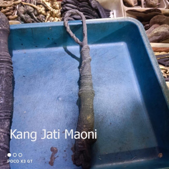 cemeti amarasuli kepala naga  - emas gold Asli Paling Mewah TRE433