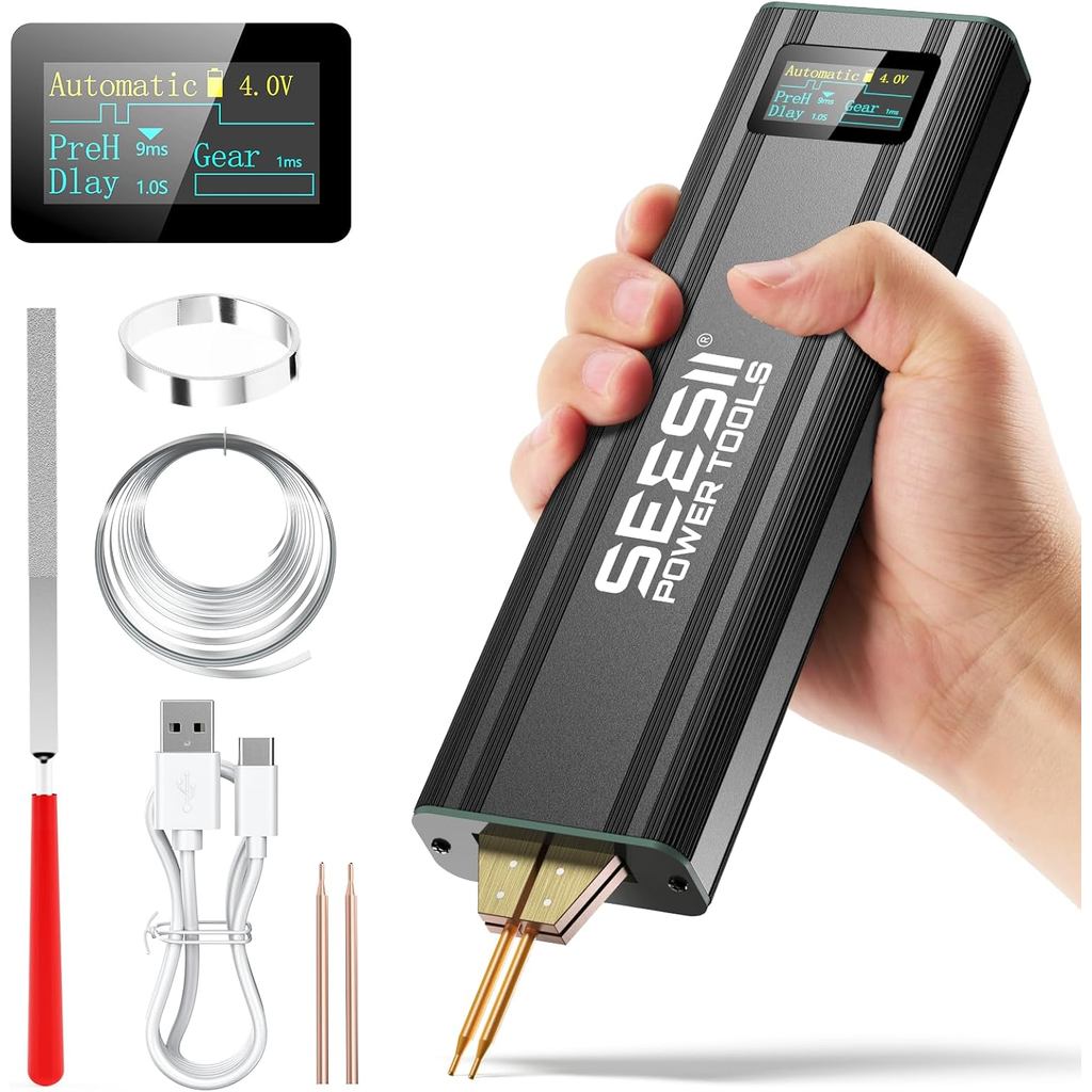 SEESII Battery Spot Welder: Mesin Las Titik untuk Baterai Lithium Mesin Las Baterai Mini dengan Bate