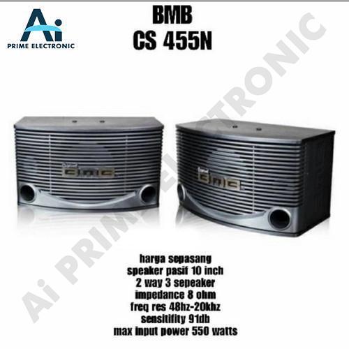 BMB CS 455N Speaker Pasif Speker Karaoke Salon Karoke 10 Inci