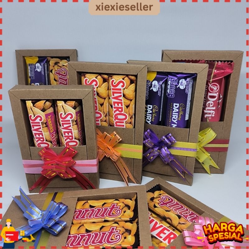 READY Hampers Coklat mini Silverqueen | Kado ulangTahun Coklat | Kado Valentine Coklat Silverqueen
 