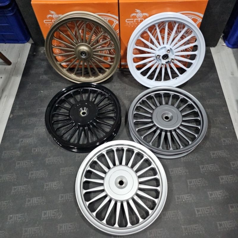 Velg CMG Racing Galaxy Palang 20 MG20 Model Daytona 14 x 185 215 Honda Vario 125 150 Old New Black B