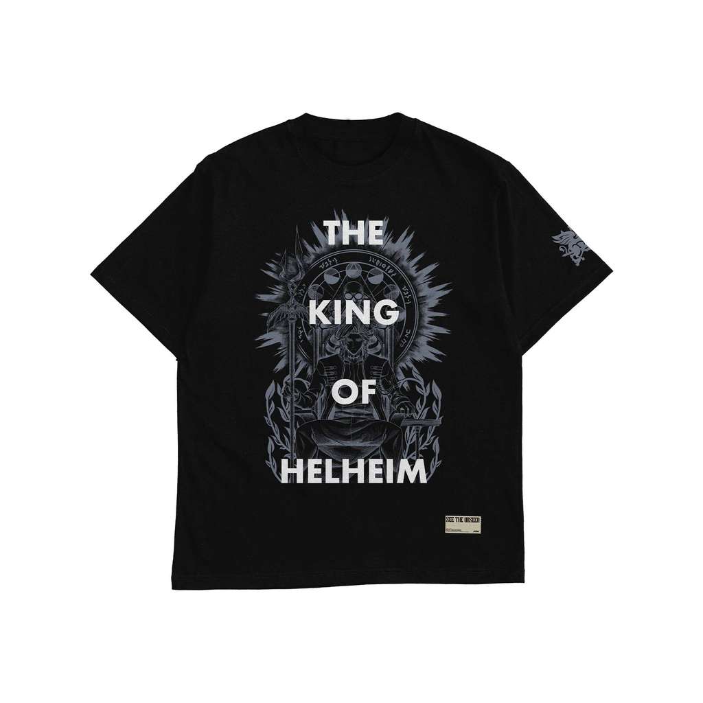 Faith Industries "The King of Helheim" Black Tshirt