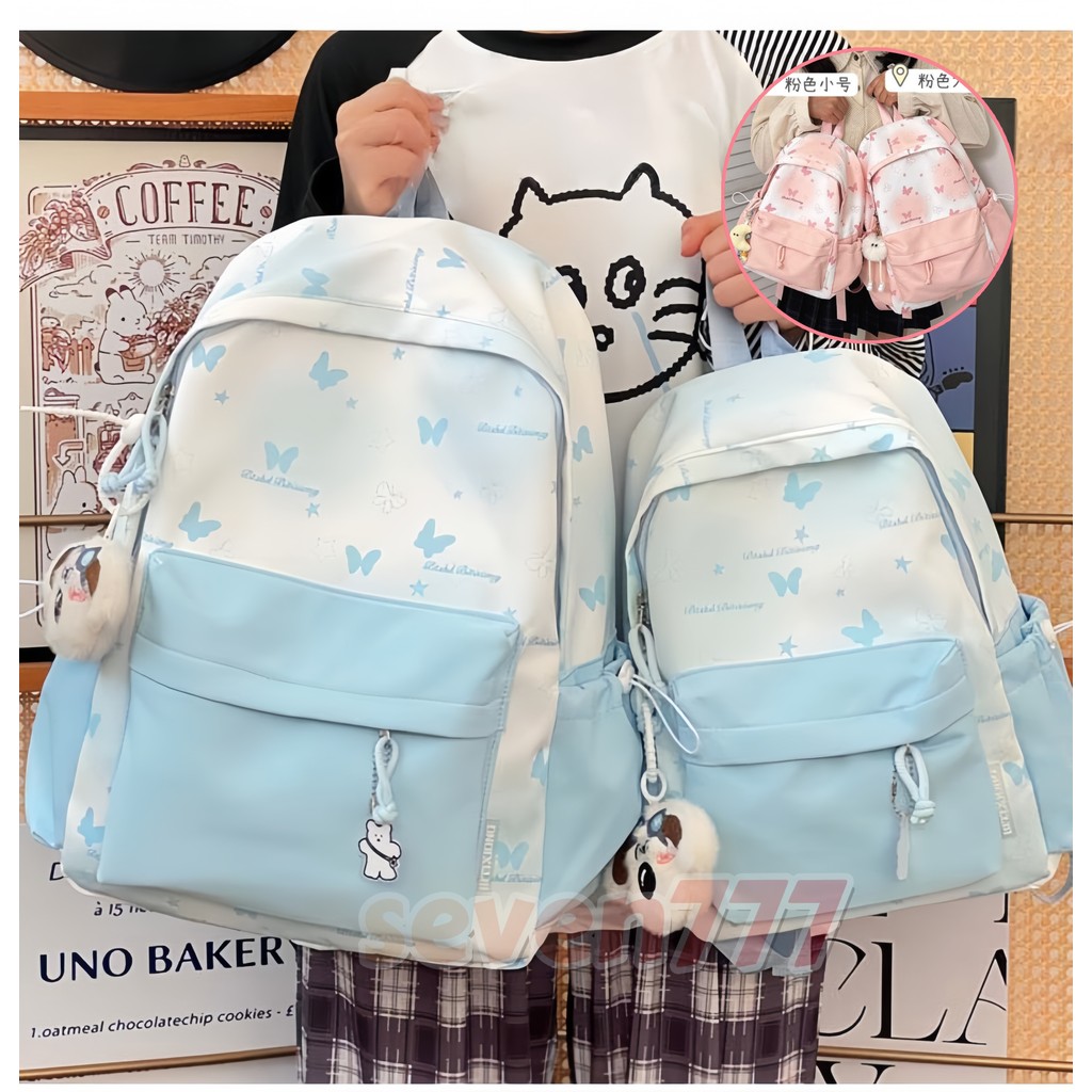 2026 Tas Ransel Wanita/Tas Sekolah Korean Style/Ransel Mini Import Tas Import Korea Ransel Tas Ranse