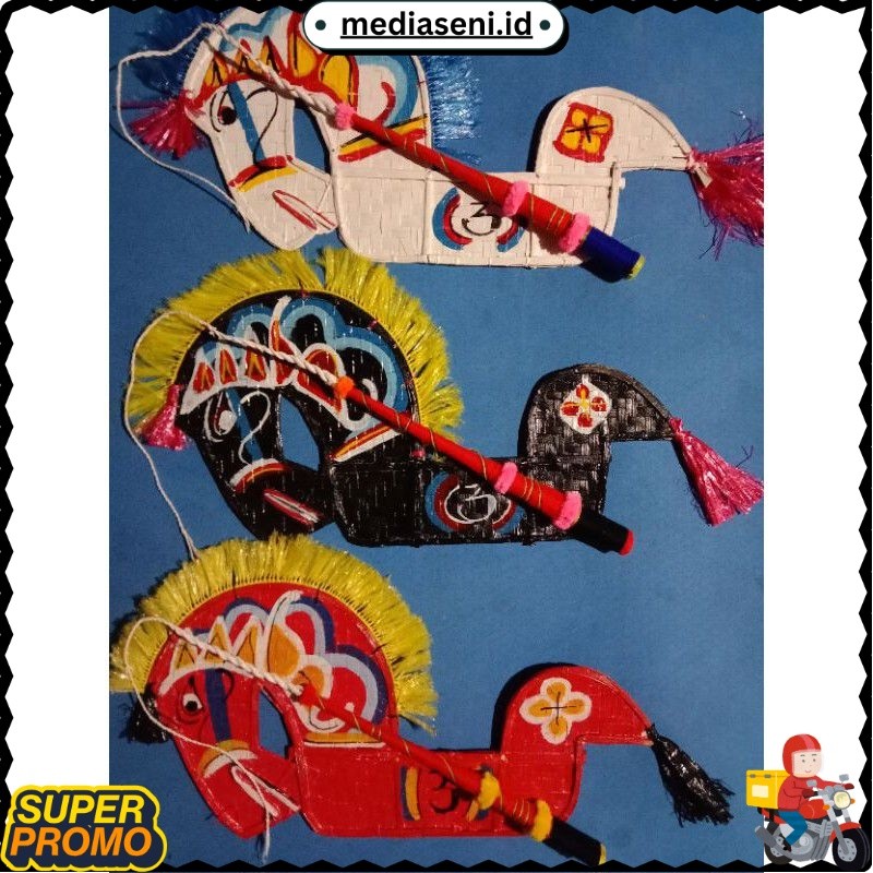 NEW (KIRIM CEPAT) KUDA LUMPING JARANAN ANAK BONUS CAMBUK TANGGUNG CAMBUK JUPE PRENTUL PECUT NJALIN M