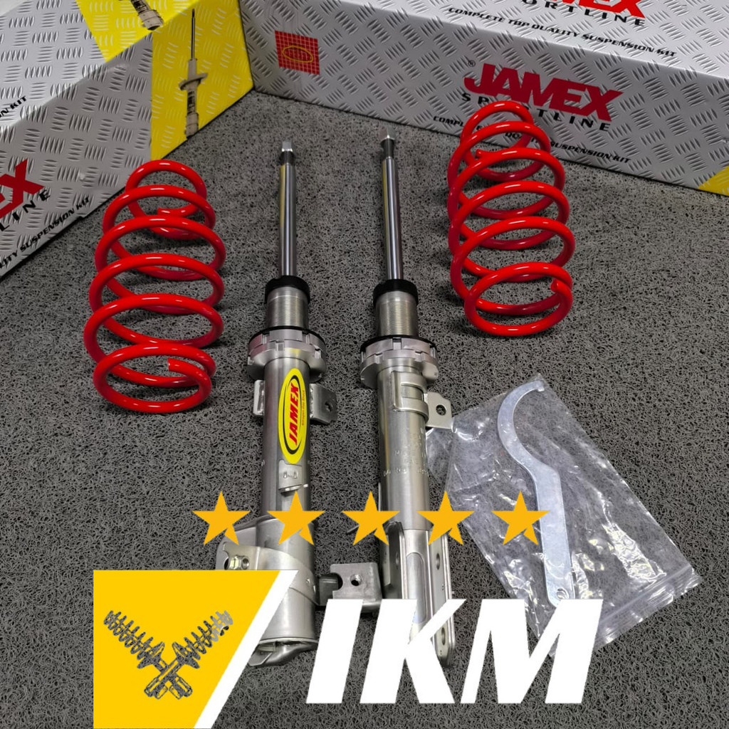 Coilover Shock Breaker Jamex Adjustable Suzuki New Swift Th 2012 - 2017 Depan Original 100%
