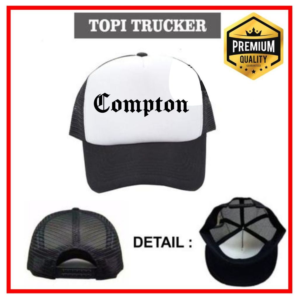TOPI COMPTON - TOPI JARING COMPTON PREMIUM QUALITY