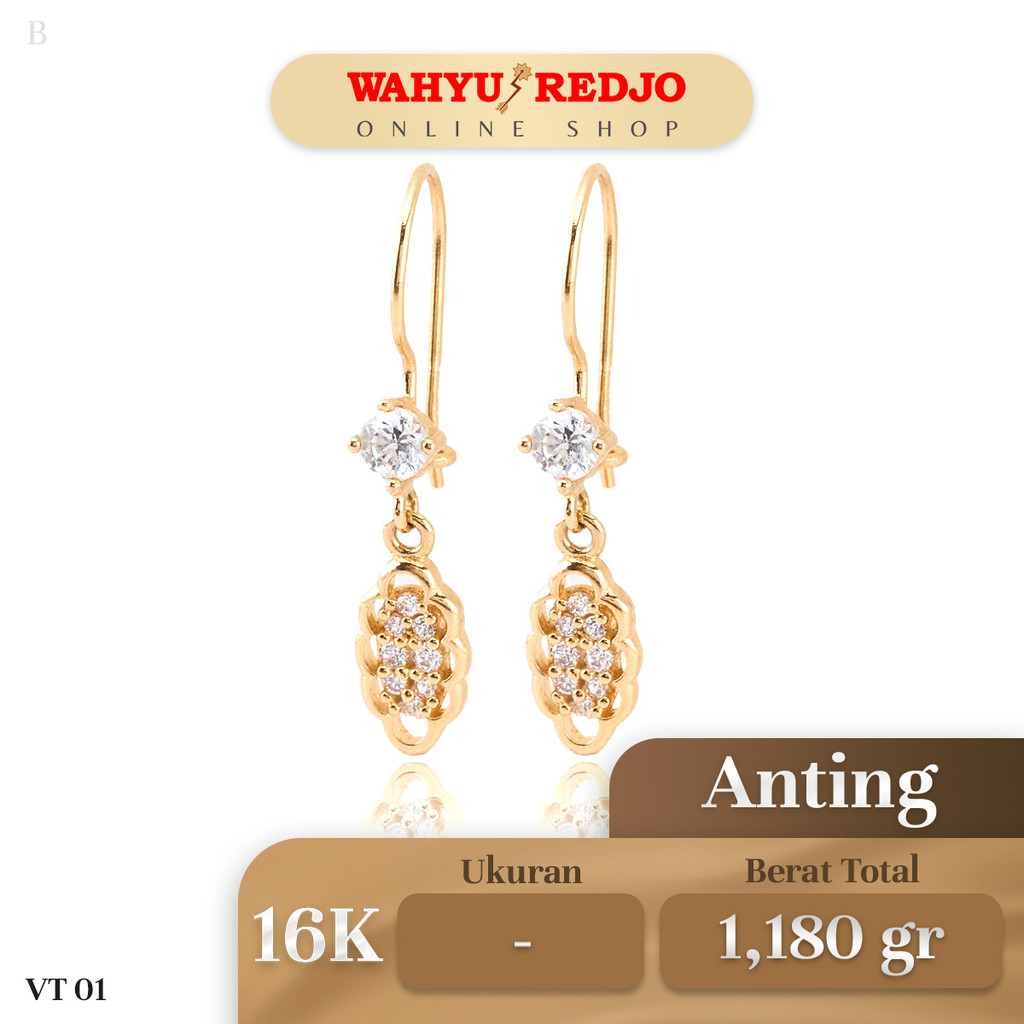 Anting Emas Kadar 16K Wahyu Redjo AN-16K 29762186