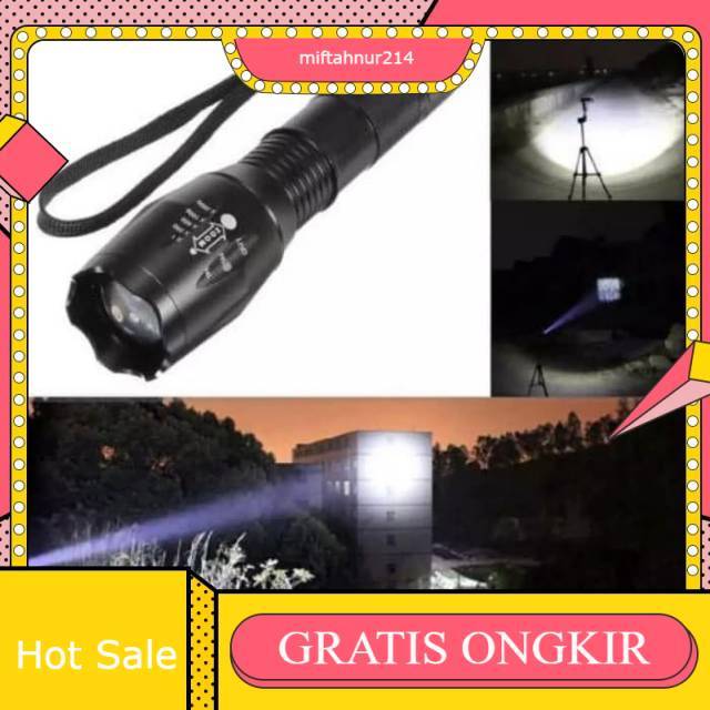 SENTER SWAT CREE  129 / SENTER LED T6  88000