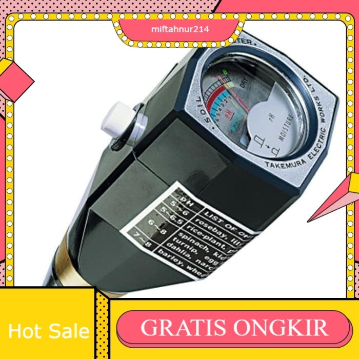 Soil Tester Manual Takemura Jepang DM 15 / Soil DM 15 / Takemura DM 15 / Soil Tester DM 15