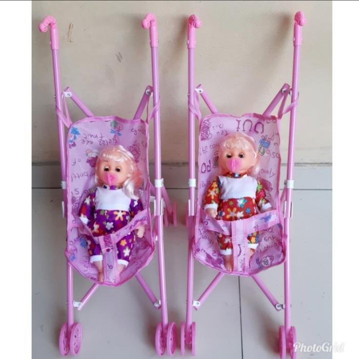 Mainan Dorongan Boneka Bayi Bisa Nangis - Boneka Anak Perempuan