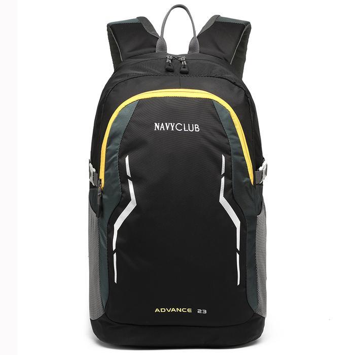 PROMO  Navy Club Tas Ransel Kasual FBF - Ransel Pria Wanita-Backpack Daypack - Hitam
