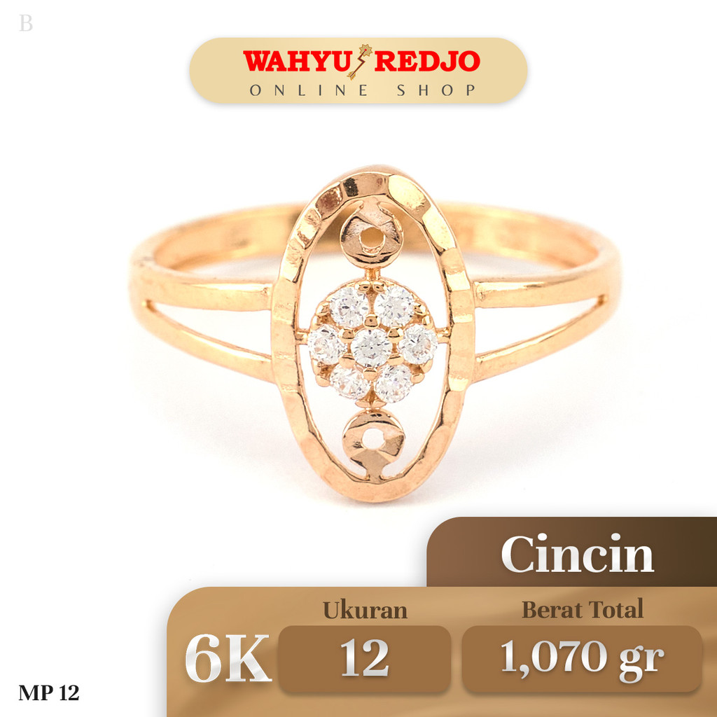 Cincin Emas Kadar 6K Wahyu Redjo CC-6K-30774287