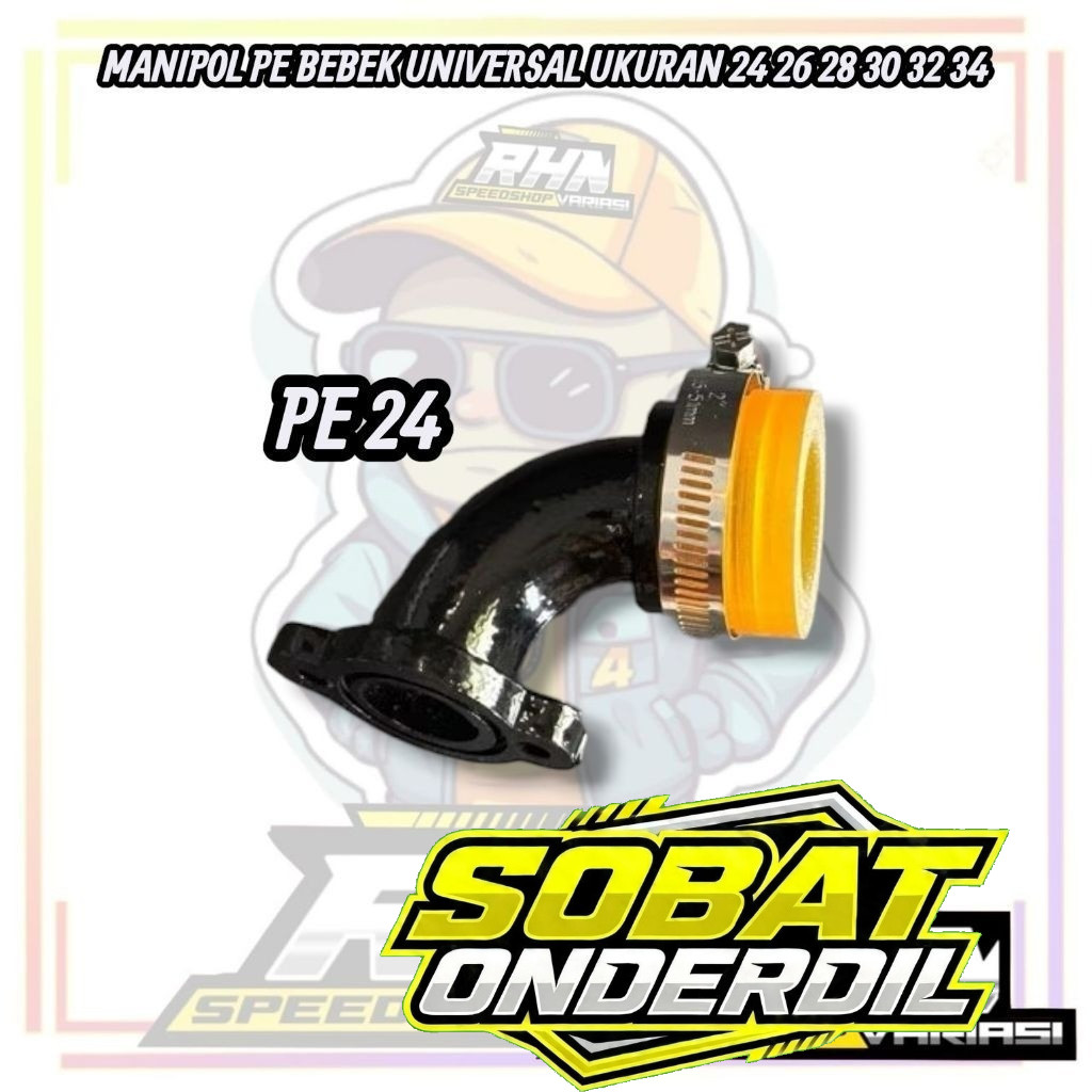 MANIFOLD MANIPOL INTAKE PE BEBEK UNIVERSAL PE 24 26 28 30 32 34 SUPRA VEGA JUPITER GRAND ASTREA PRIM