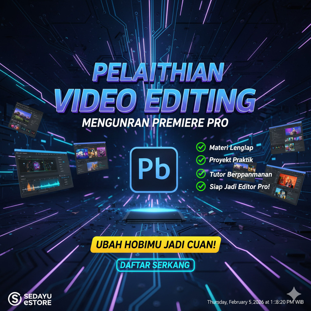 latihan Editing Video Menggunakan Premiere Pro