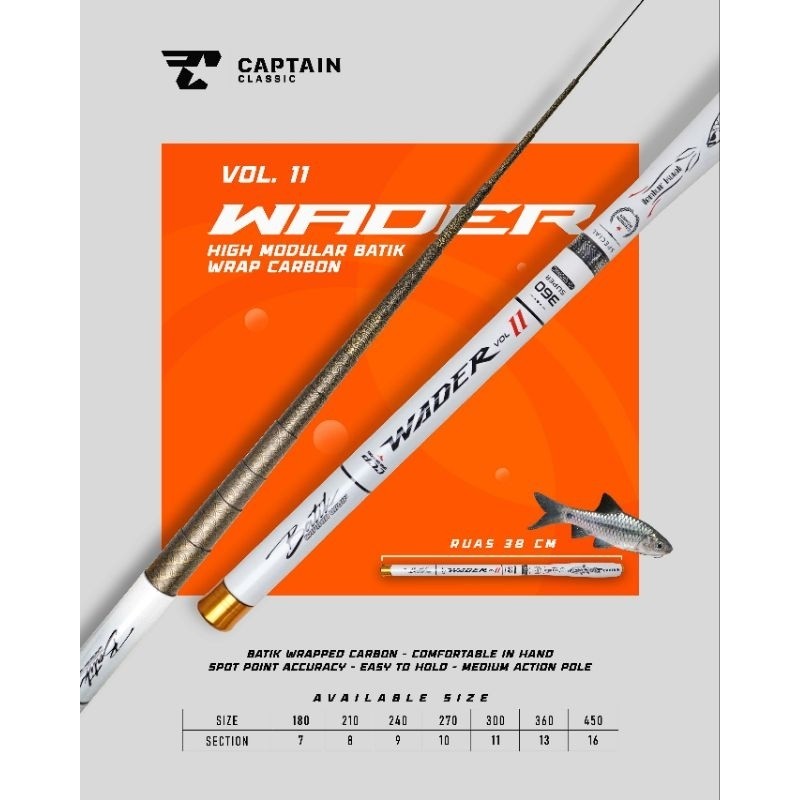 TERBARU tegek captain Garang -wader putih-wader ungu volume 2-betik|| tegek ruas pendek