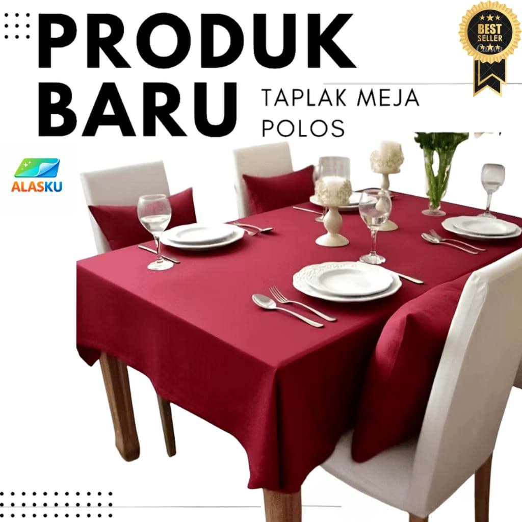 Taplak Meja Makan Anti Air 137 x Meteran Taplak Meja Ruang Tamu Mewah