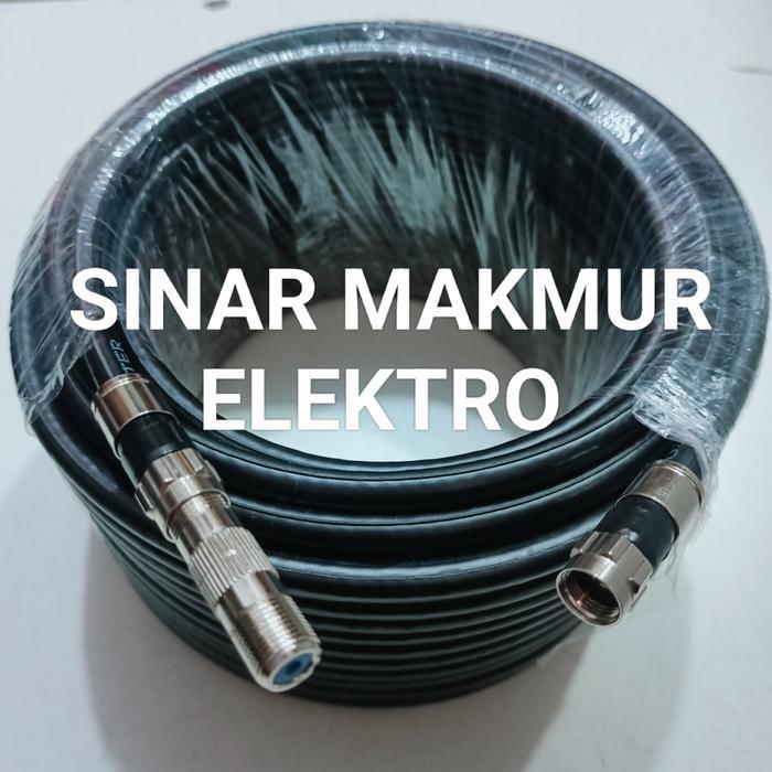 Big Sale SAMBUNGAN KABEL ANTENA TV DIGITAL / PERPANJANG KABEL ANTENA TV RG6 - 10m