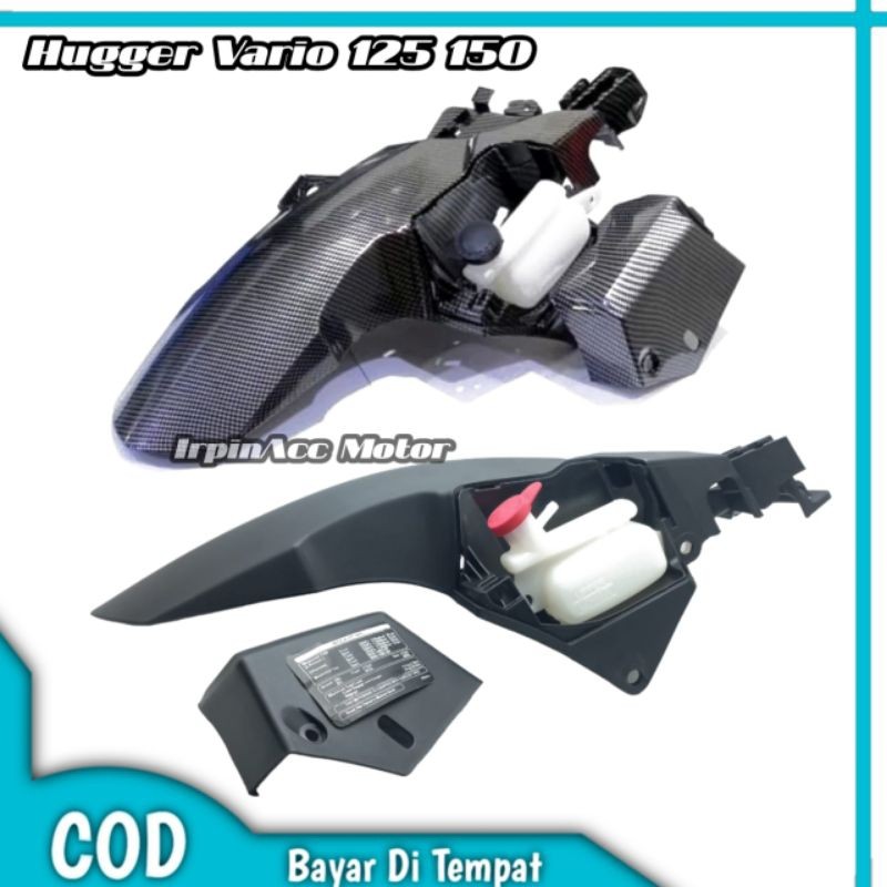 By IrpinAcc Motor Hugger Spakbor Kolong AirBlade Carbon ban Belakang Honda All new Vario 125/150 201