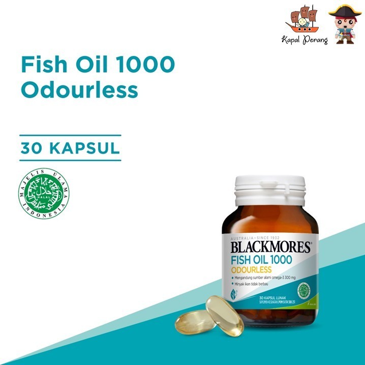 Blackmores Fish Oil 1000 Odourless - 30 Tablet