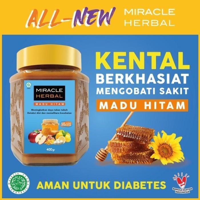 1 Botol Madu Hitam Miracle Herbal 400ml