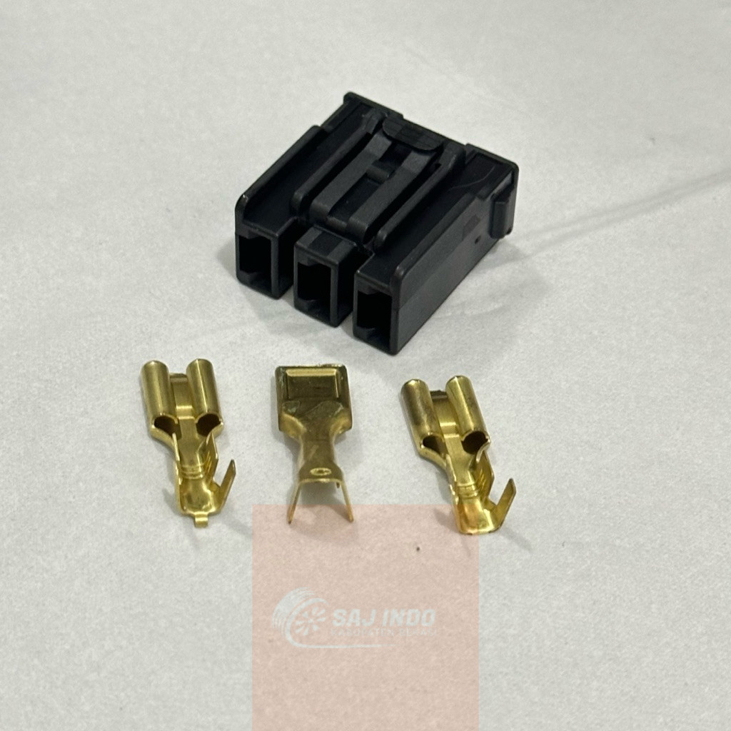 SAJ TERLARISSoket Ecu/Ecm Modul Kiprok Female 3 Pin Vario 125/150 Pcx 150 Adv 150