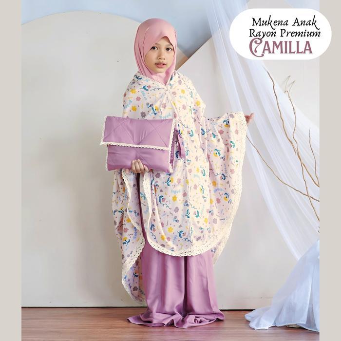 Promo Mukena Anak Official - Mukena Anak 2-10 tahun Rayon Renda Motif Cantik - Mukena Harian Nyaman 
