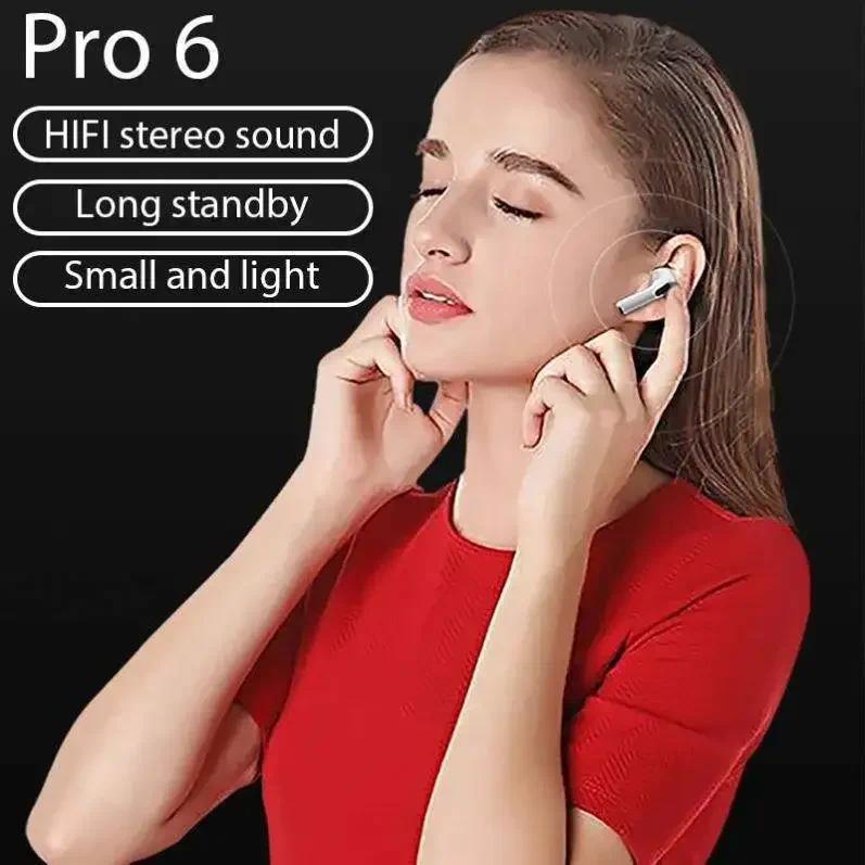 Original Sony Pro6 Wireless Bluetooth Headset HiFi Wireless Headphone TWS HiFi Stereo Sound Waterpro