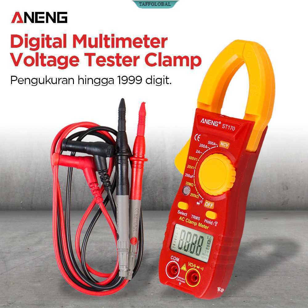 ANENG Digital Multimeter Tang Ampere Voltage NCV Tester Clamp - ST170
