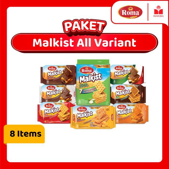 Biskuit Roma Malkist All Variant - Biskuit Roma