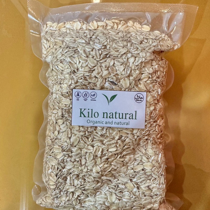 Rolled Oat Roasted 1kg / Rolled Oat panggang 1kg