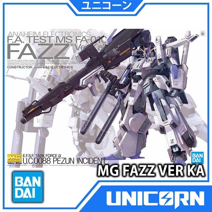 MG FAZZ Ver Ka 1/100 Gundam Bandai MG Fa Zz Ver. Ka