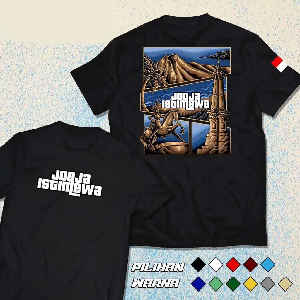 KAOS JOGJA - Kaos JOGJA ISTIMEWA - Tshirt JOGJA COCOK UNTUK PRIA DAN WANITA