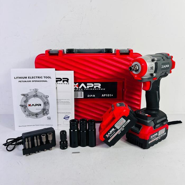 AP101+ Raja bor impact wrench APR AP101+ 650NM 1/2inch standart pembuka baut roda motor dan mobil ma