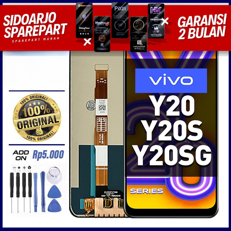 LCD VIVO Y20 - VIVO Y20S - VIVO Y20S G Touchscreen Fullset-Original Compatible For Glass Touch Scree