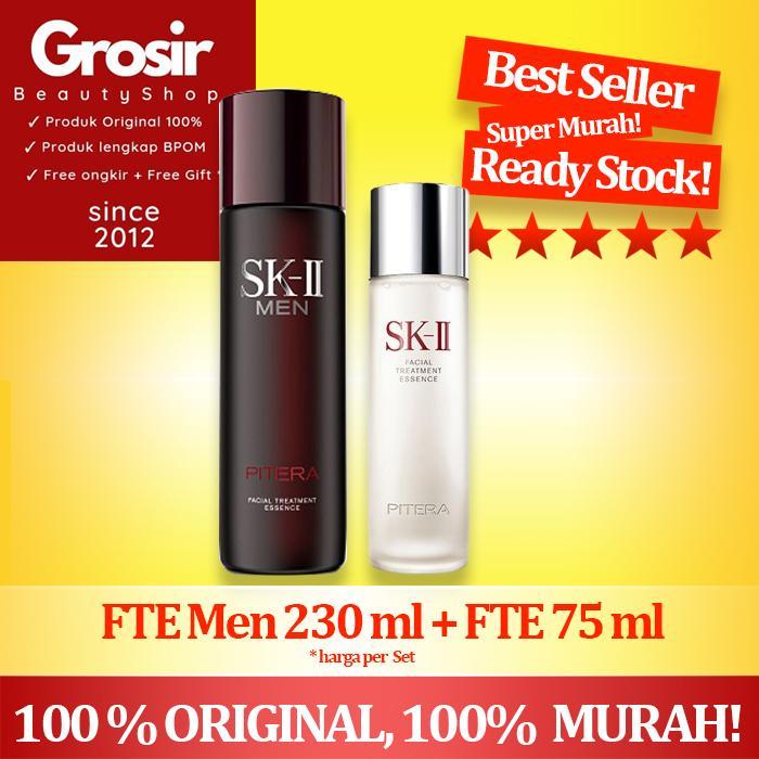 SK-II SK2 SKII SK II Paket Pitera Murah FTE 75 ml + FTE Men 230 ml