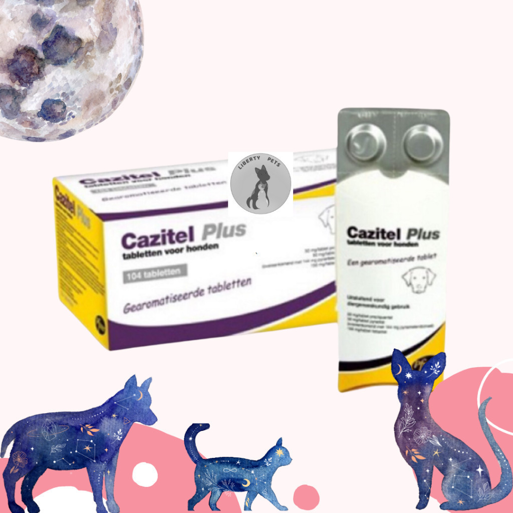 Cazitel Plus for Dogs / Obat Cacing Anjing (Ecer 1 Tablet)