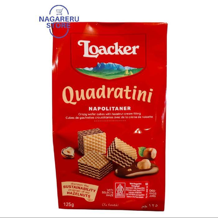 Loacker quadratini napolitaner 125gr