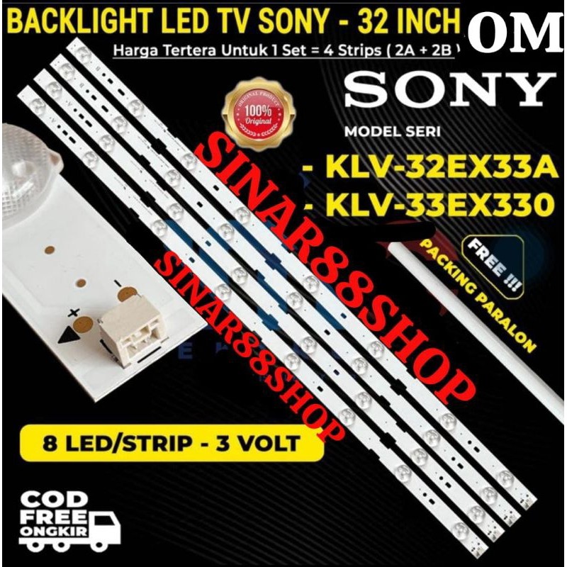 BACKLIGHT TV SONY 32 INC KLV-32EX33A KLV-32EX330 32EX 32EX33 LAMPU BL KLV 32EX33A 32EX330