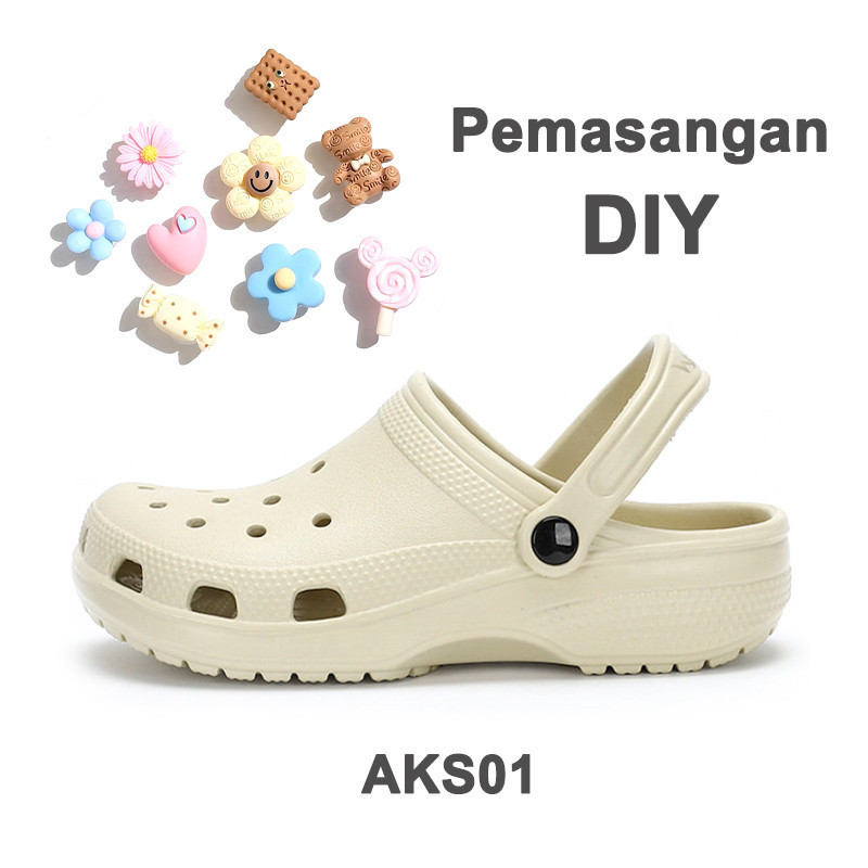 Sandal Wanita/Sandal Anti-Selip Berkaki Tebal  Sandal Wanita Mode Web Red Wanita Berkaki Tebal