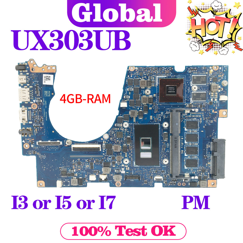 Mainboard For ASUS UX303 UX303U BX303UA UX303UB UX303UA U303UB U303UA Laptop Motherboard I3 I5 I7 6t