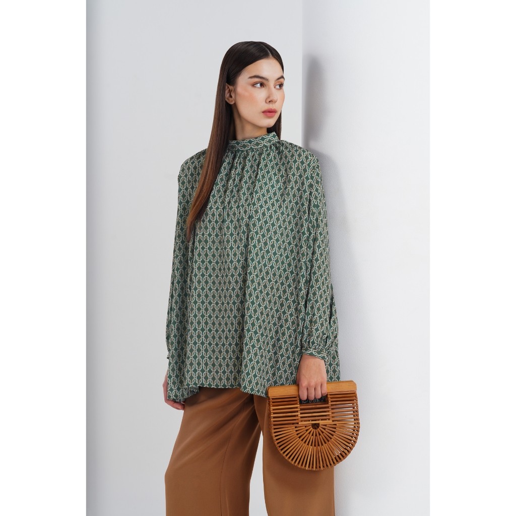 Benang Jarum - Arnia Blouse - Dark Green