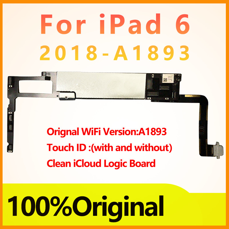 32/128/256GB 2018 2017 2019 9.7/10.2in Logic Board Original A1822 A2197 A1893 For Ipad 5/6/7 generat