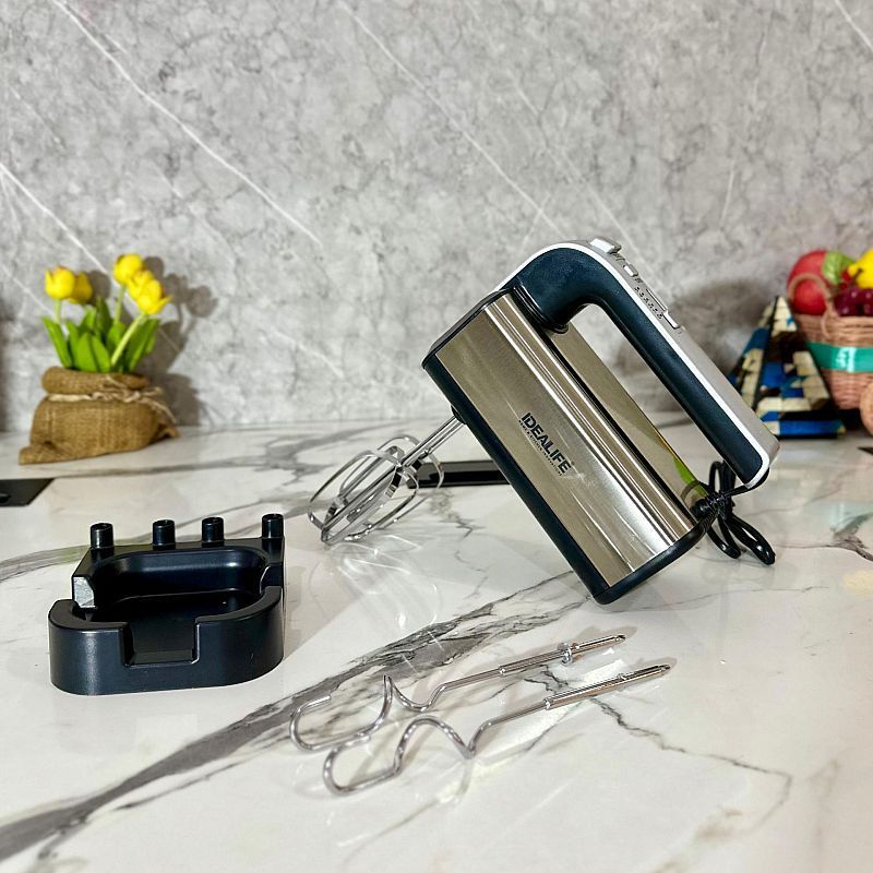 Idealife Hand Mixer Multi Speed Idealife IL-221B / IL 221B / IL221B Dilengkapi 5 Speed Turbo
