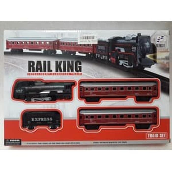 Terlaris Mainan Kereta Api Rail King Gerbong Merah ( 19033-7 )