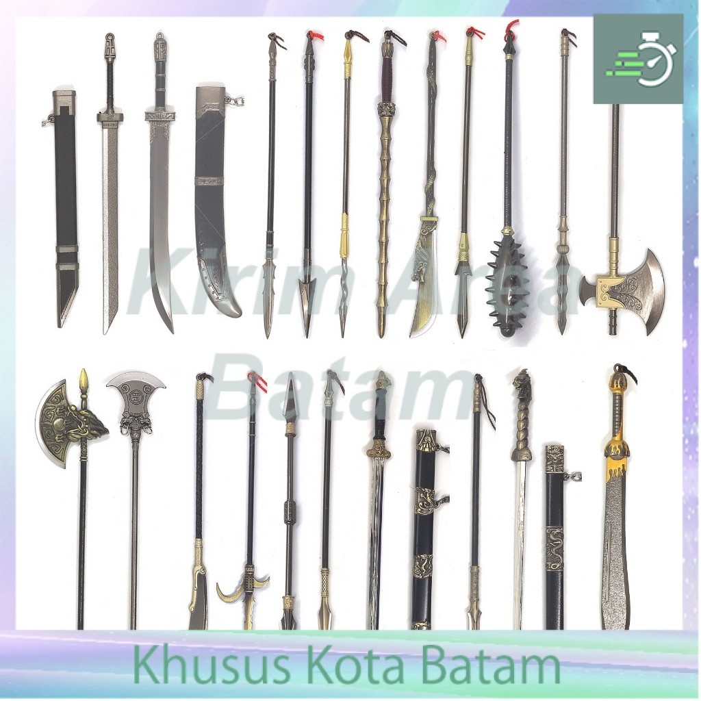 Gantungan pedang 22 cm shui hu zhuan water margin wu song