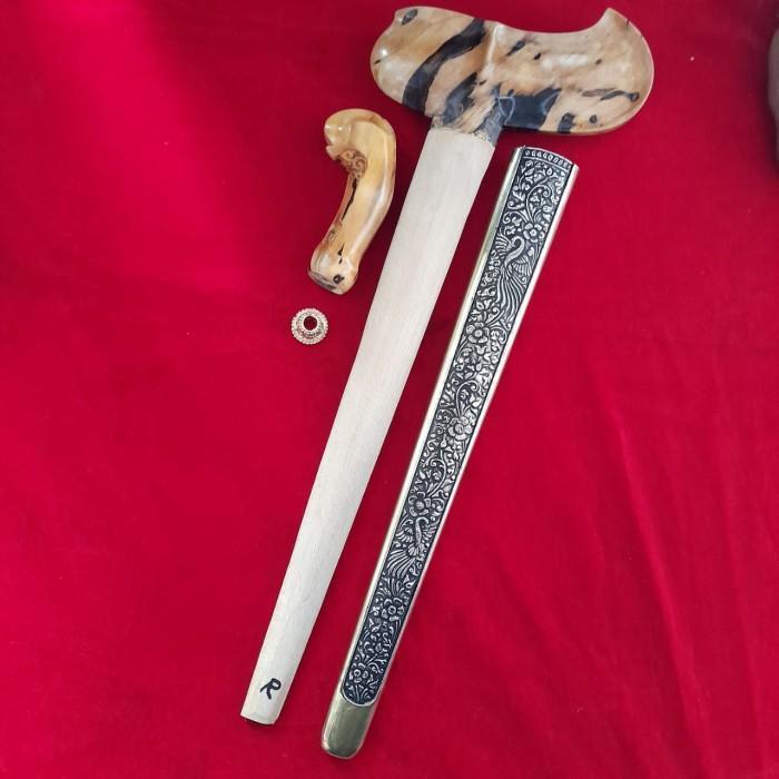 Set Warangka Keris Gayaman Solo Surakarta Kayu Timoho Timo Asli KJ